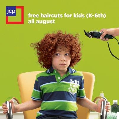 jcpenney free haircut
