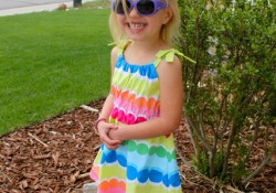 gymboree dot stripe dress