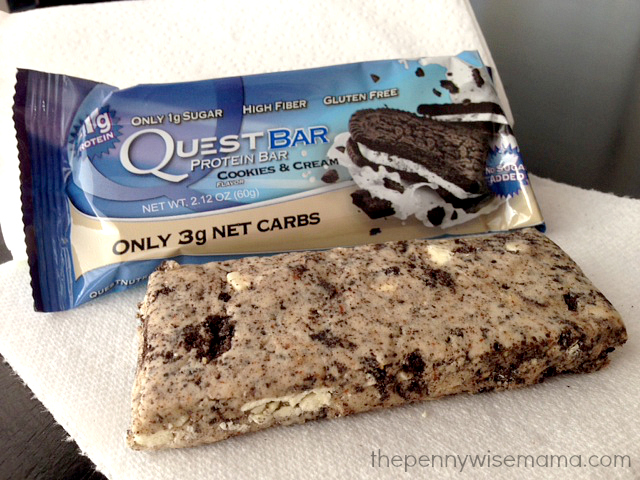 Quest Nutrition Cookies \u0026amp; Cream Protein Bars Review + Giveaway ...