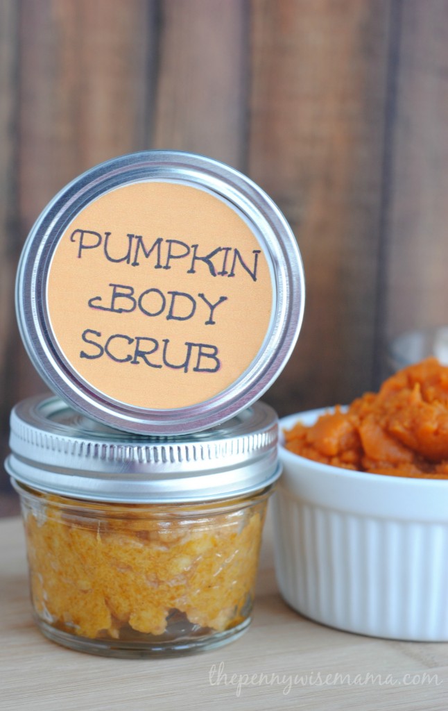 homemade pumpkin body scrub
