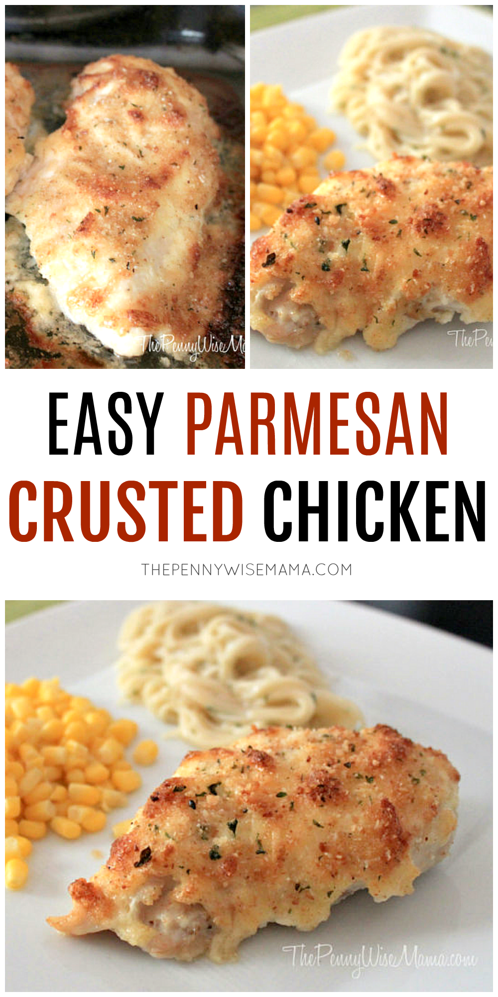 Easy Parmesan Crusted Chicken