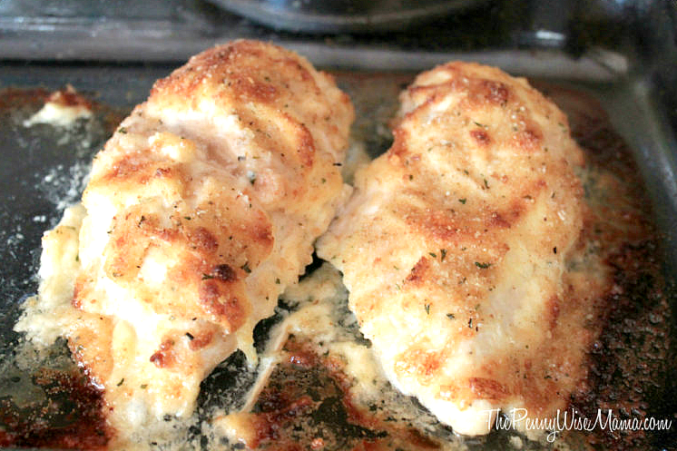 Easy Parmesan Crusted Chicken