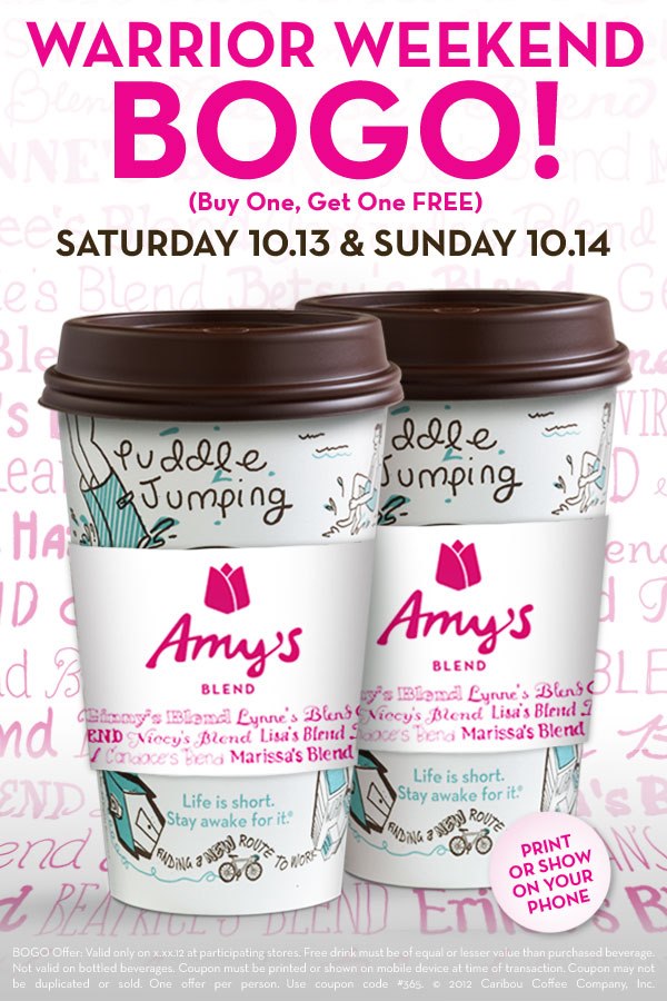 Caribou Coffee: Buy One, Get One Free! 10/13-10/14 - The PennyWiseMama