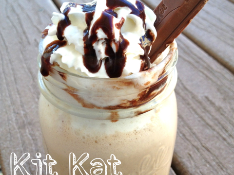 kit kat milkshake recipe, Indian kit kat milkshake with ice cream, kitkat  shake