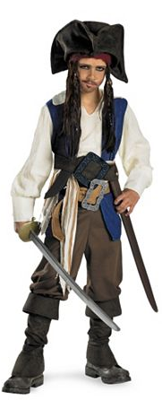 captain jack sparrow deluxe costume