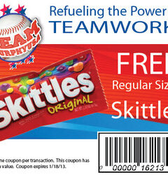 free skittles coupon