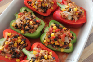 Southwest Stuffed Peppers Recipe - The PennyWiseMama