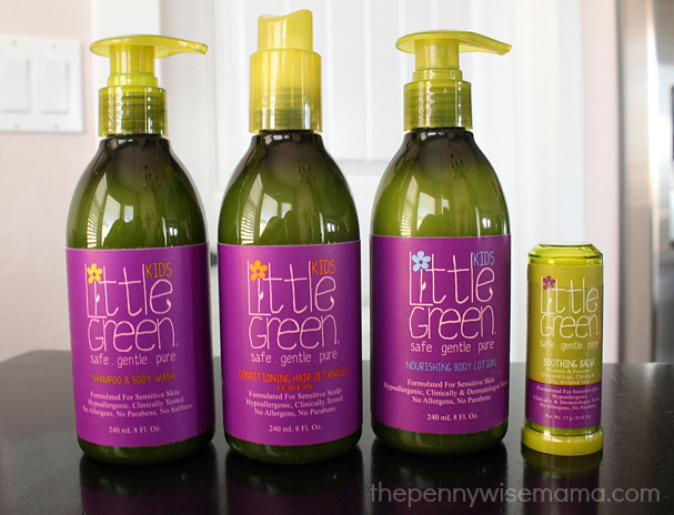 Little Green Bath & Body Care Products for Kids {Review & Giveaway} - The PennyWiseMama