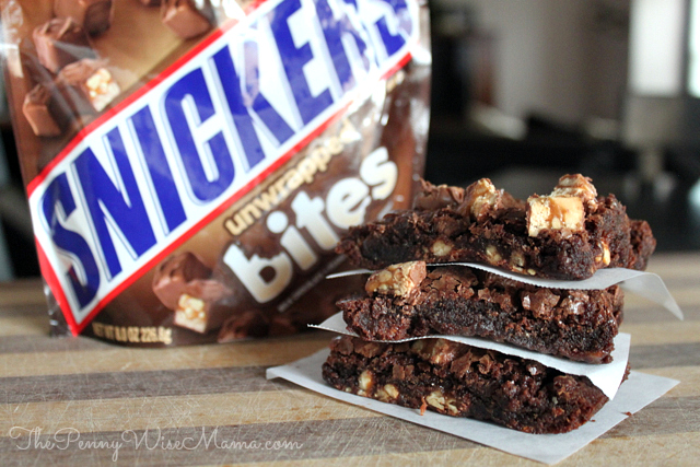 Snickers Bite Brownies #shop