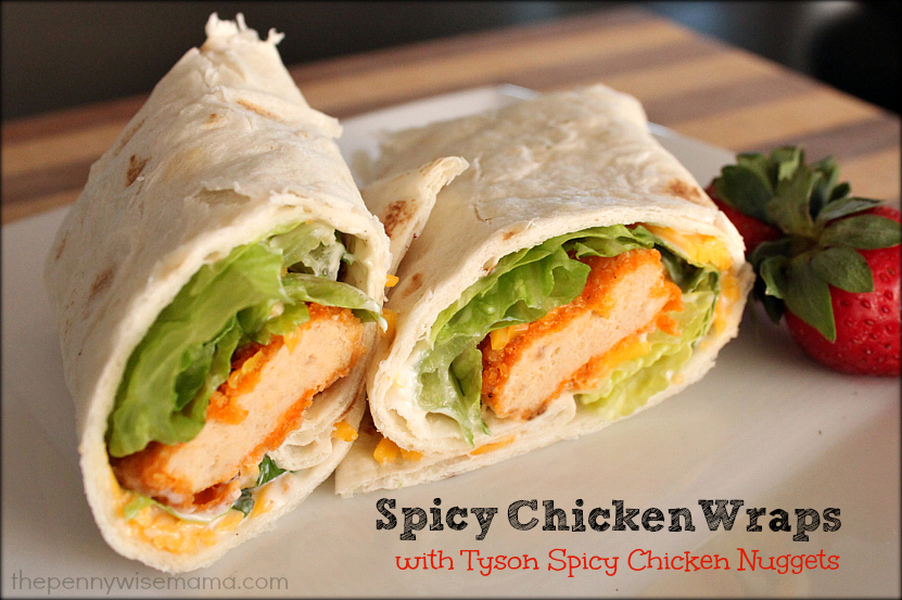 Spicy Chicken Wraps