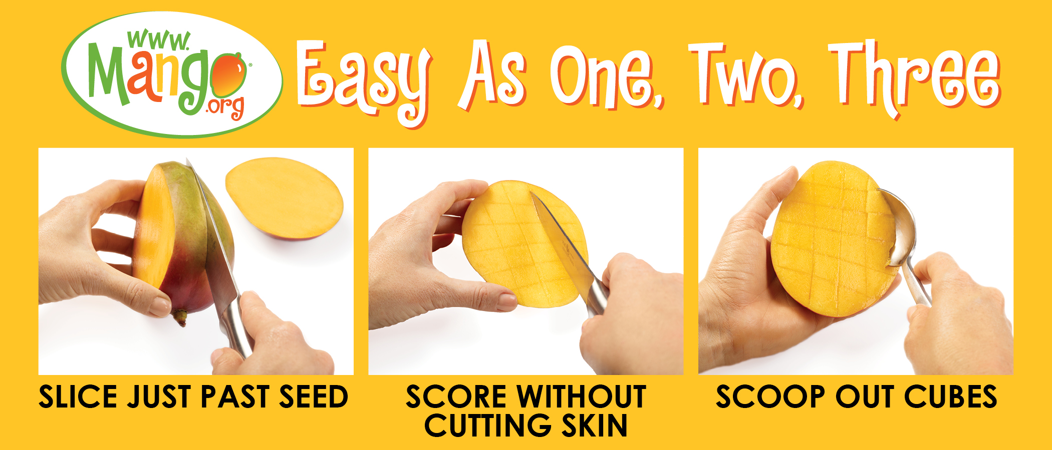 how to cut a mango