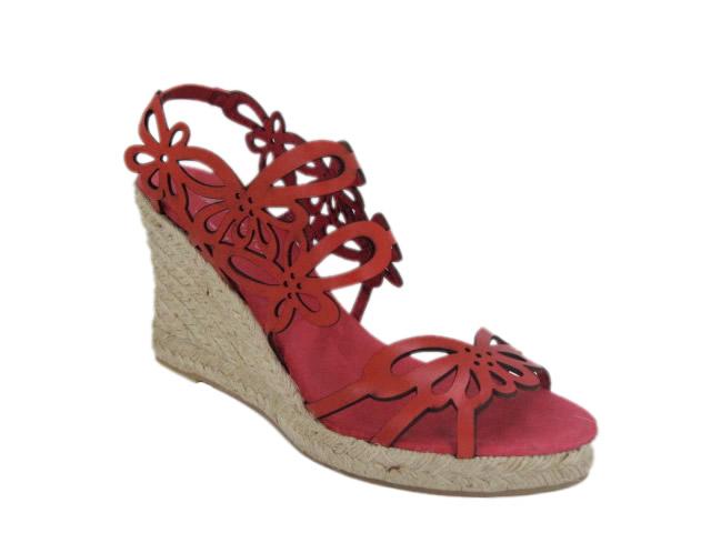 shoe spa red sandal