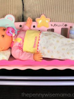 nenuco sleep with me baby doll & cradle