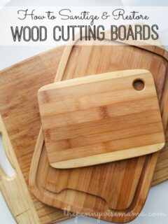 How to Restore Wood Cutting Boards