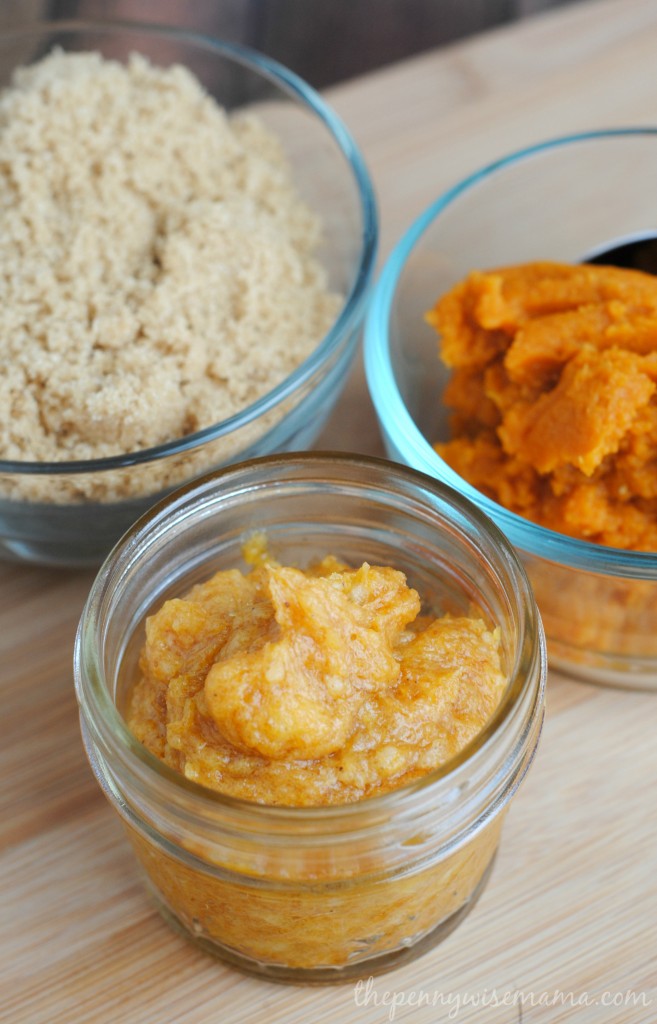 homemade pumpkin body scrub