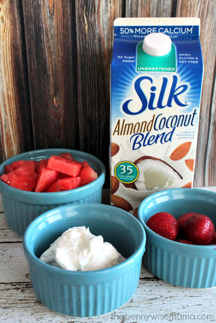 Coconut Watermelon Smoothie with Silk Almond Milk