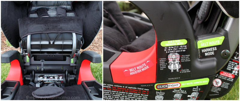 Britax frontier clearance booster mode installation