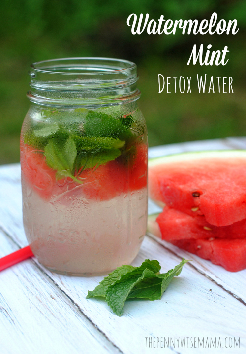 Watermelon Mint Detox Water