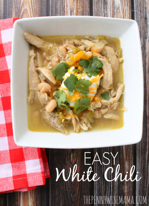 Easy White Chili - quick & easy recipe that will leave people asking for more!