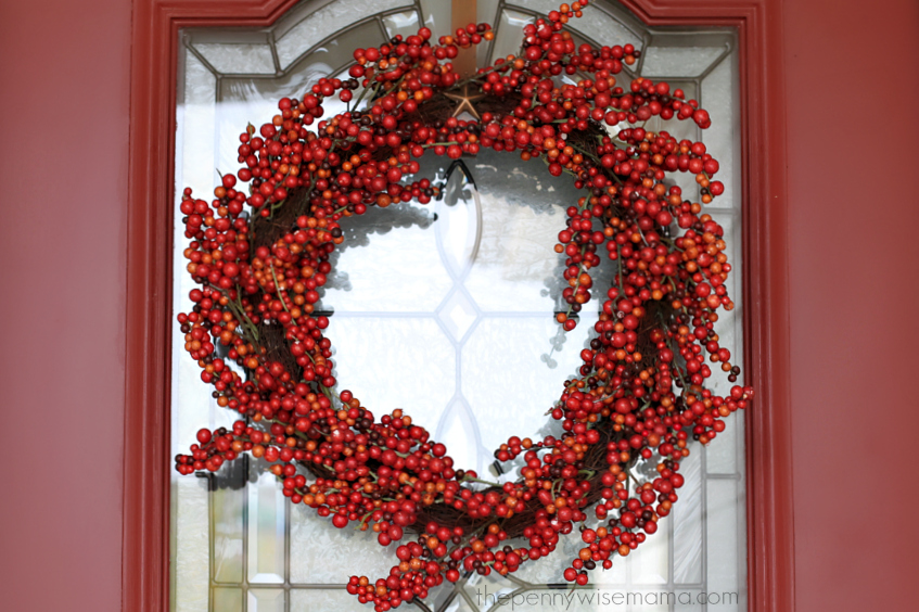 Harvest Berry Wreath  - Fall Home Decor Ideas