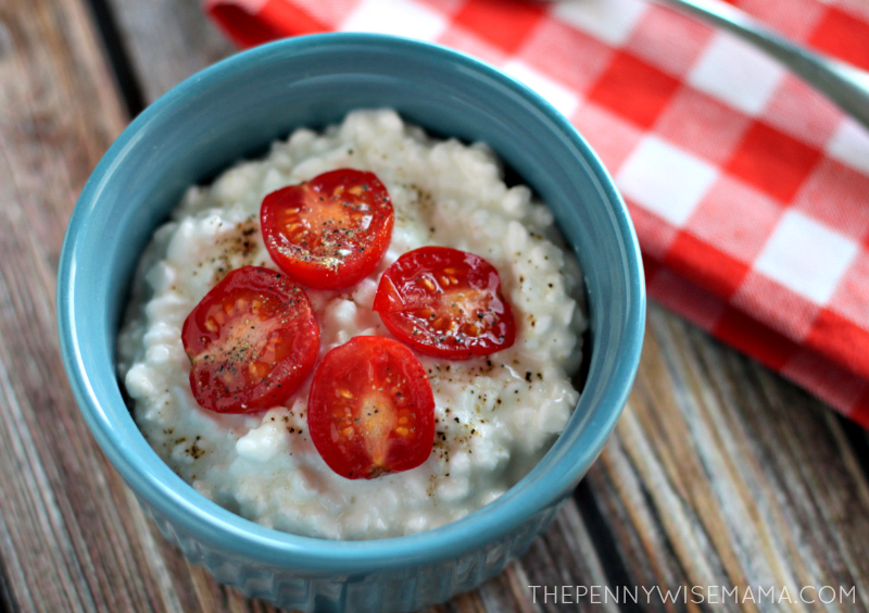 Cottage Cheese with Cherry Tomatoes