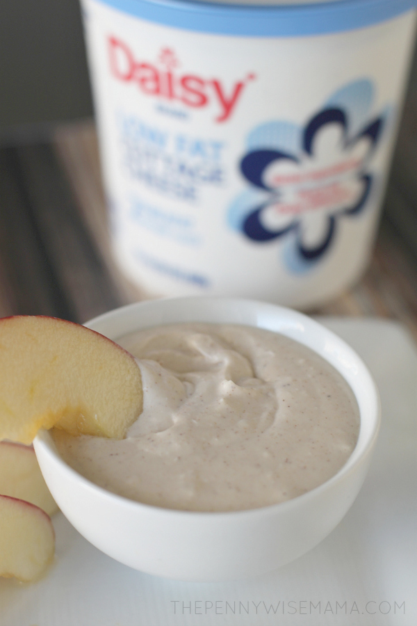 Healthy Fruit Dip Using Daisy Cottage Cheese
