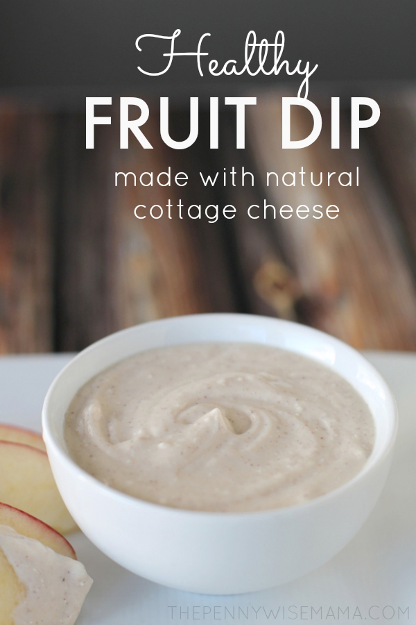 Healthy Fruit Dip - Super yummy and packed full of protein!
