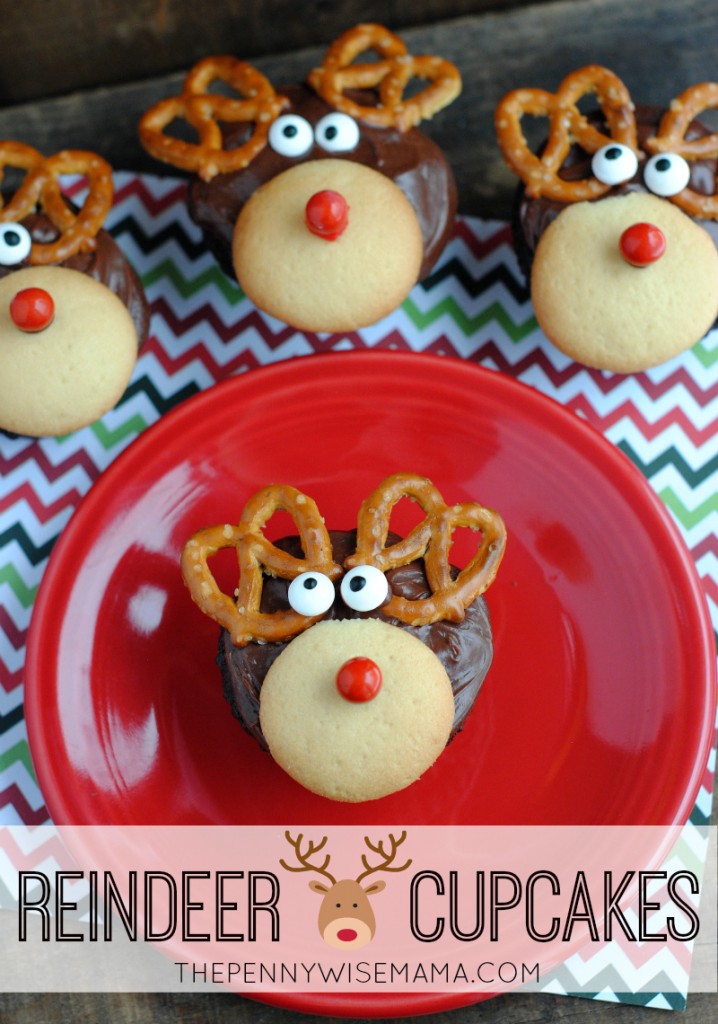 Adorable Reindeer Cupcakes