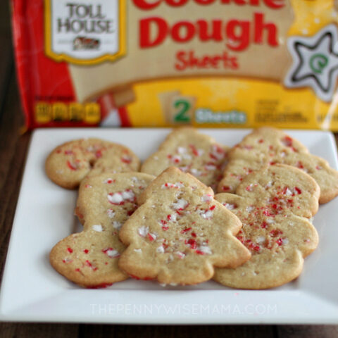 Easy Peppermint Sugar Cookies