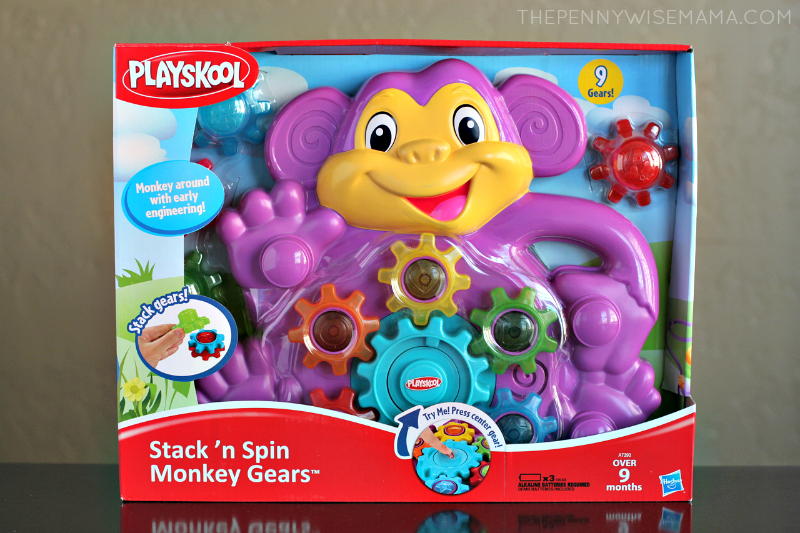 Playskool Stack ‘Spin Monkey Gears Toy