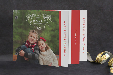 Minted Minibook Holiday Card