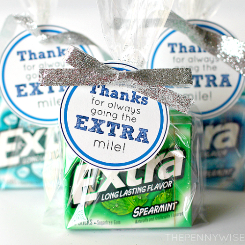 Thanks For Going the Extra Mile Gift Idea + Free Printable Tag – The ...