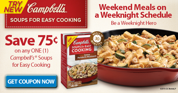 Campbell's Soups for Easy Cooking Coupon