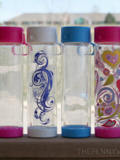 Glasstic Shatterproof Glass Water Bottle