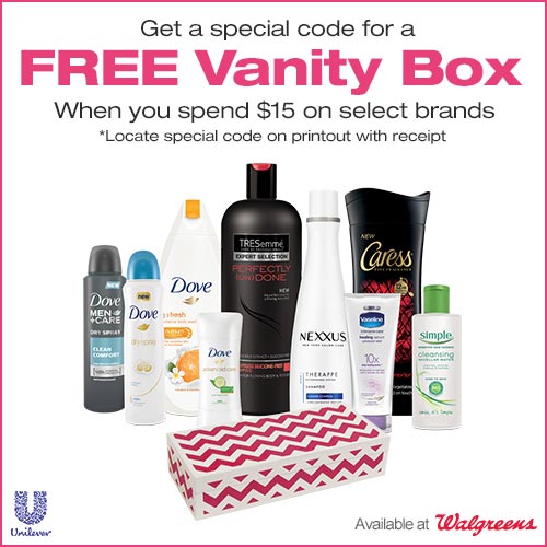 Free Vanity Box at Walgreens