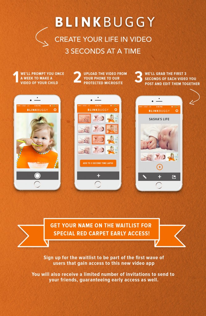 Create a time lapse video of your child with the Blinkbuggy App