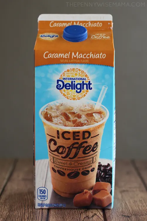 delight iced coffee caramel macchiato