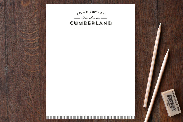 Personalized Stationery from Minted for Father's Day