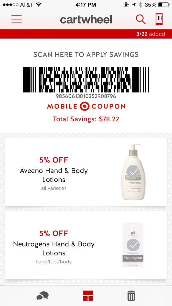 Target Cartwheel App