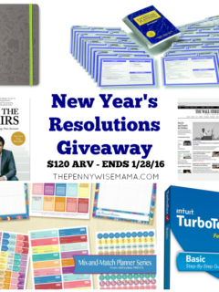NEW YEAR'S RESOLUTIONS GIVEAWAY