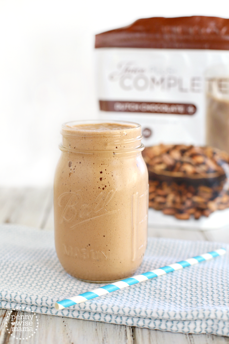 Live a Healthier Lifestyle with Juice Plus + Chocolate Banana Smoothie -  The PennyWiseMama