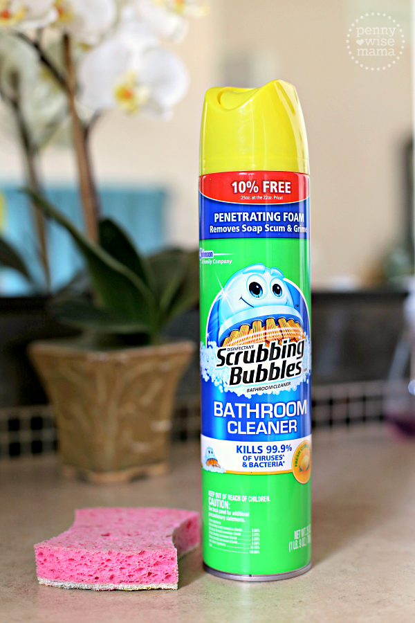 Tackle Spring Cleaning with Scrubbing Bubbles® Bathroom Cleaner