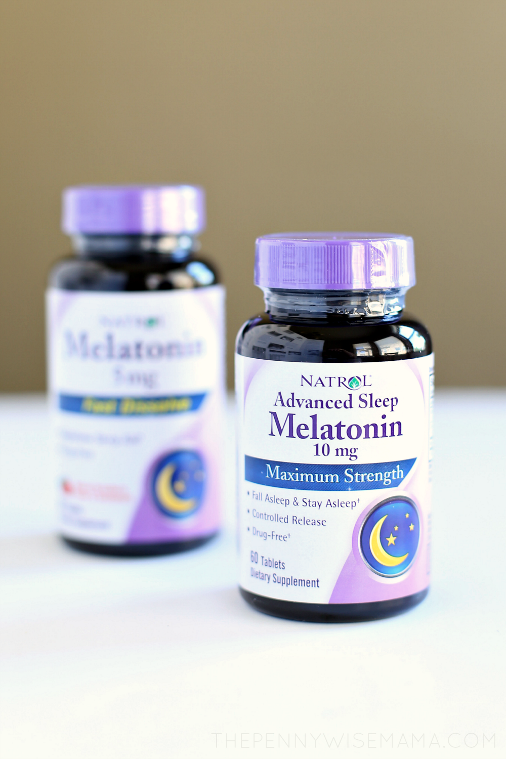 Go sleep faster and stay asleep longer with Natrol Melatonin