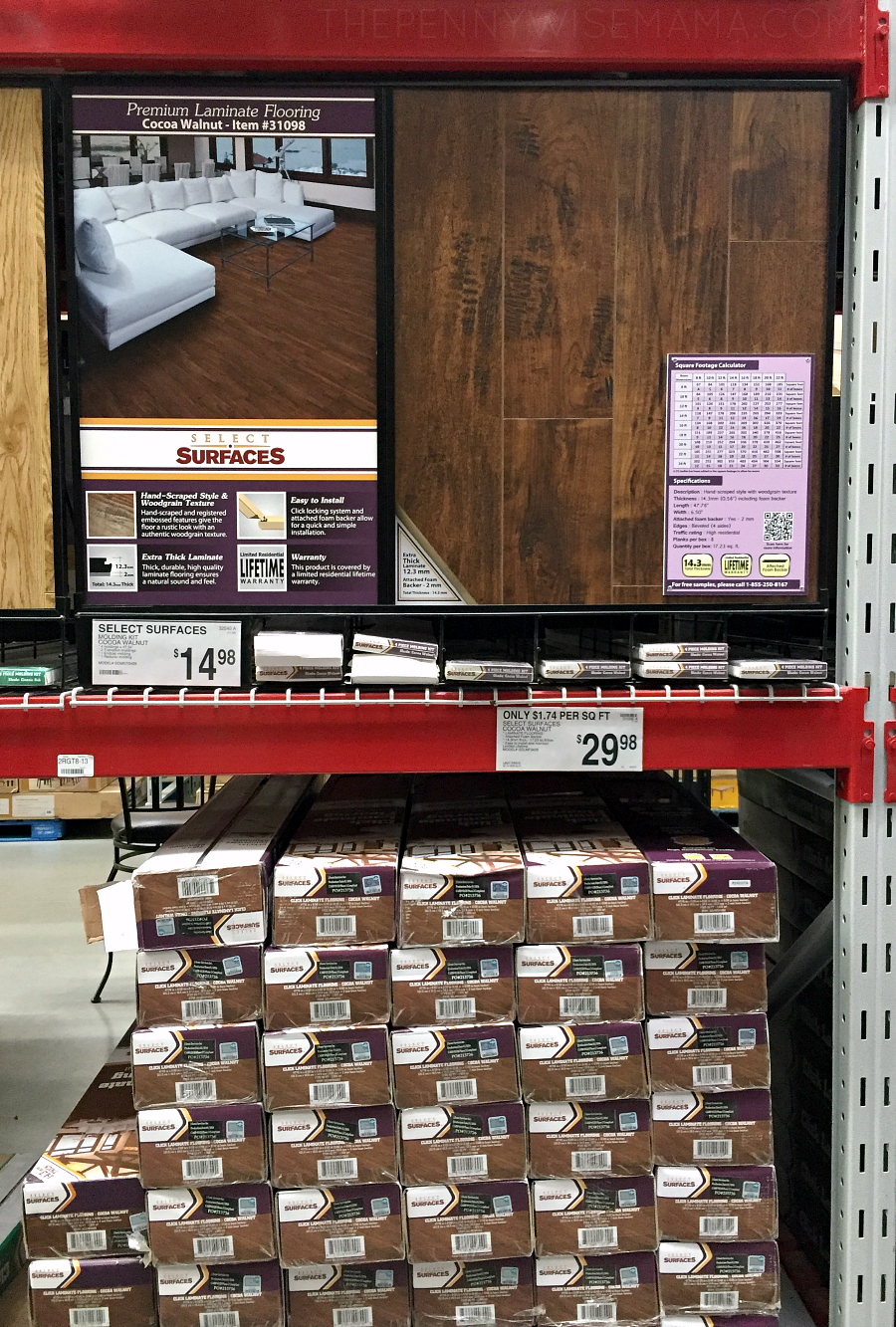 Select Surfaces Laminate Flooring at Sam's Club