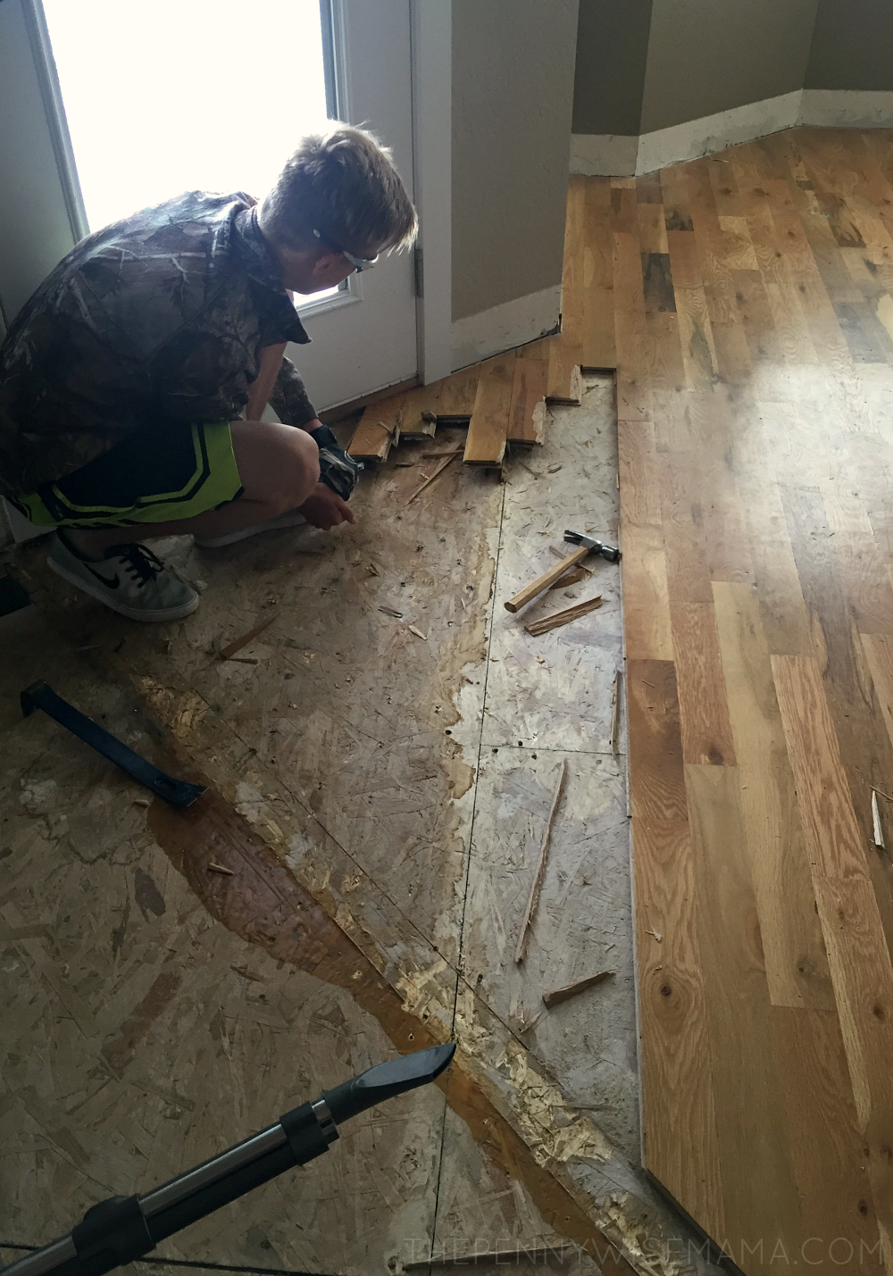 Diy Select Surfaces Laminate Flooring Our Big Reveal The