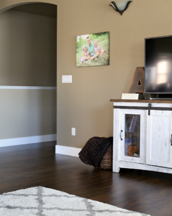 Diy Select Surfaces Laminate Flooring Our Big Reveal The