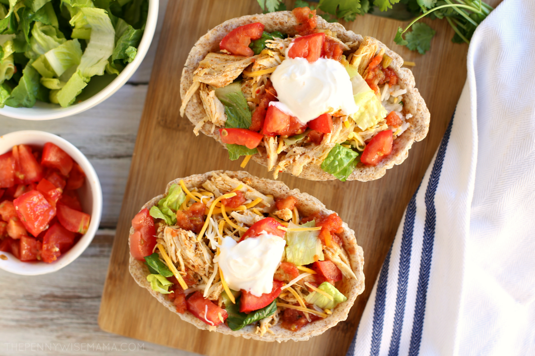 Slow Cooker TexMex Chicken Burrito Bowls The PennyWiseMama