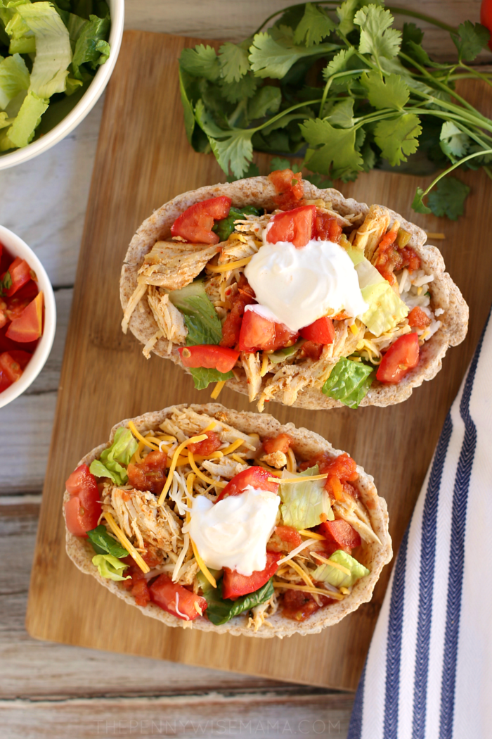 Slow Cooker Tex-Mex Chicken Burrito Bowls – The PennyWiseMama