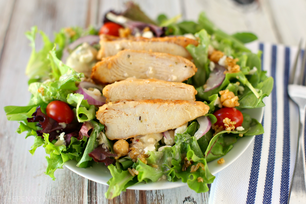Easy Mediterranean Chicken Salad - The PennyWiseMama