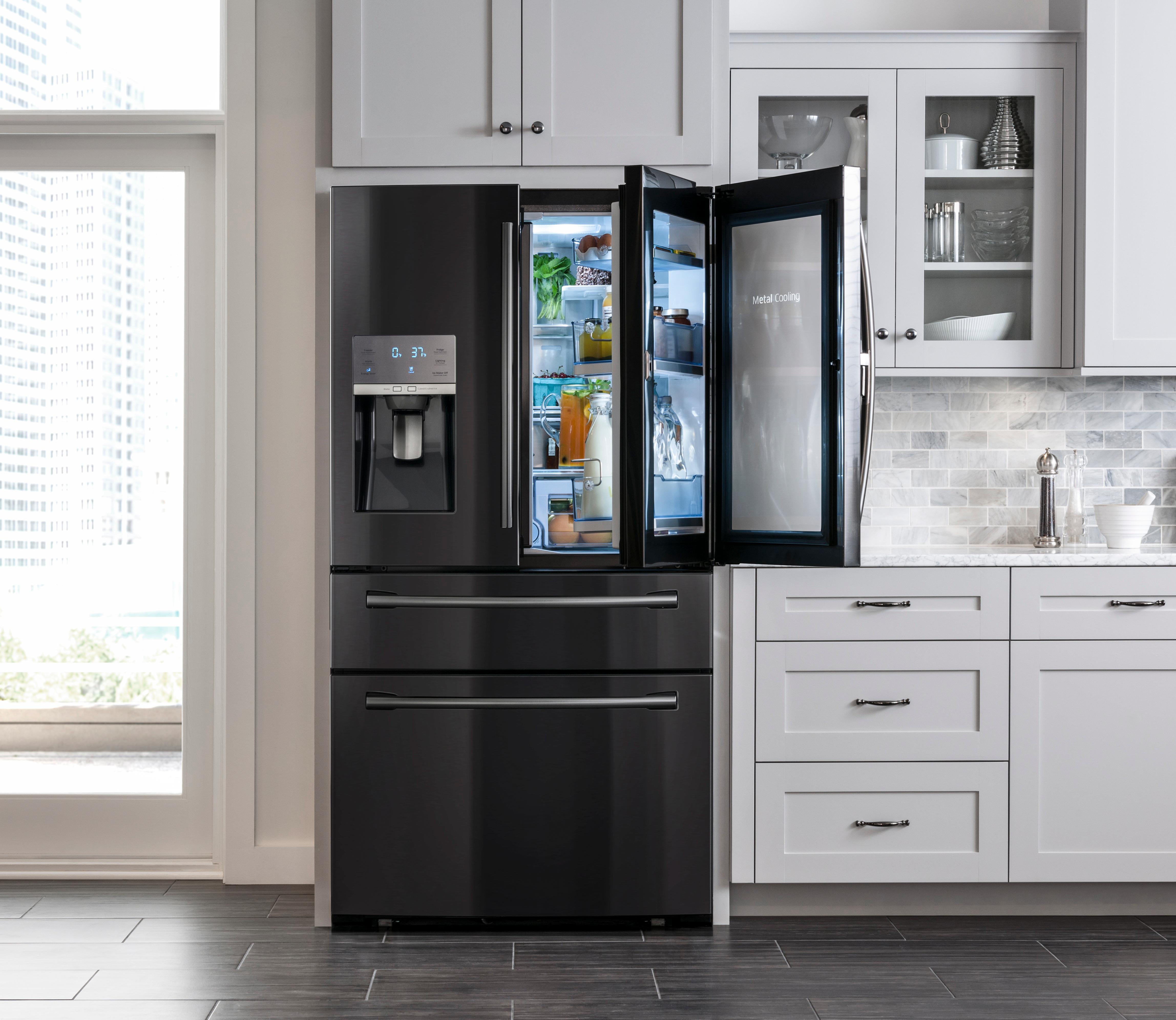 Samsung French Door Refrigerator - Black Stainless Steel